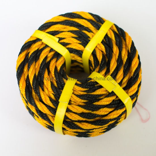 3 helai tali PE marin berwarna-warni tali harimau untuk tambatan dan marin